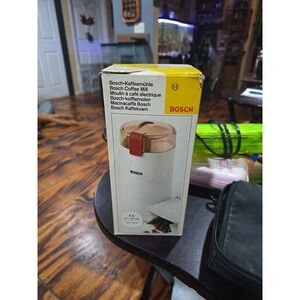 New VTG Bosch Electric Coffee Mill Bean Grinder White Mint MKM 6000 +FAST SHIP!